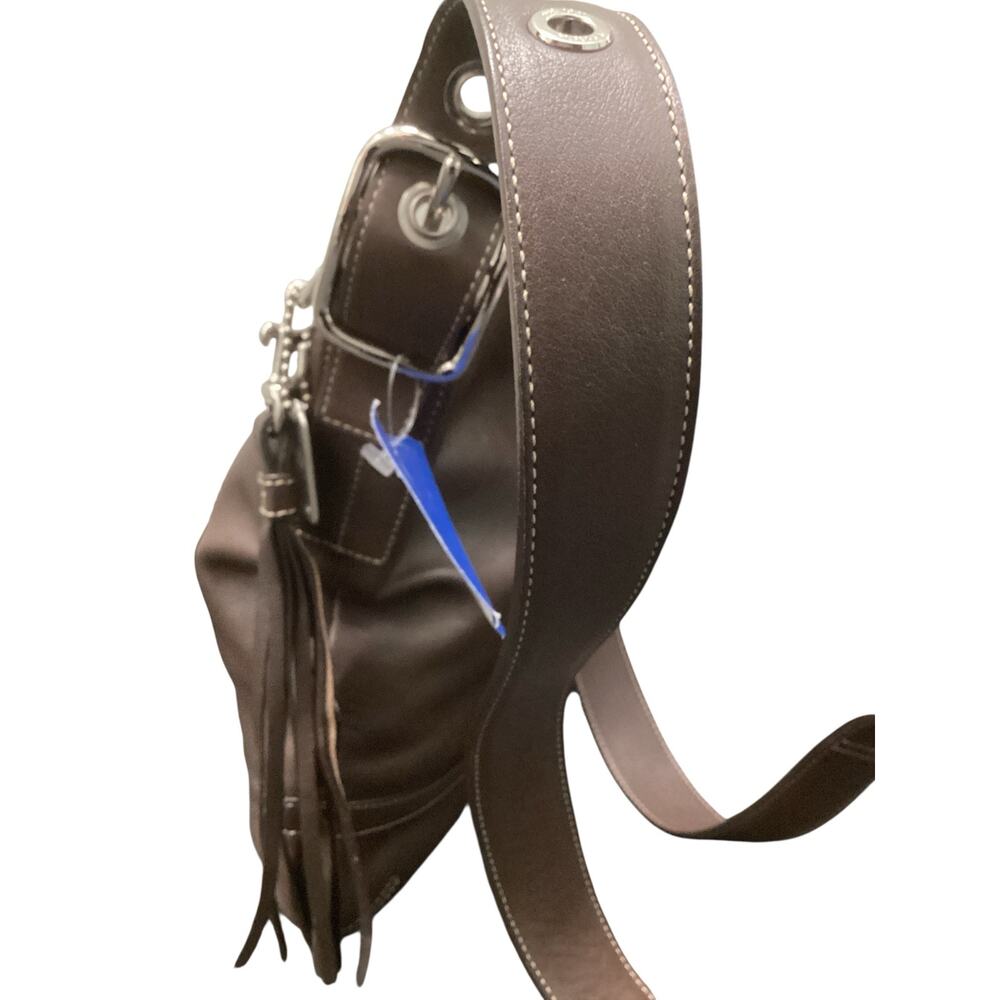 Vintage Coach Purse Women’s One Size Legacy 1415 Leather One Strap Dark Brown - Picture 3 of 9